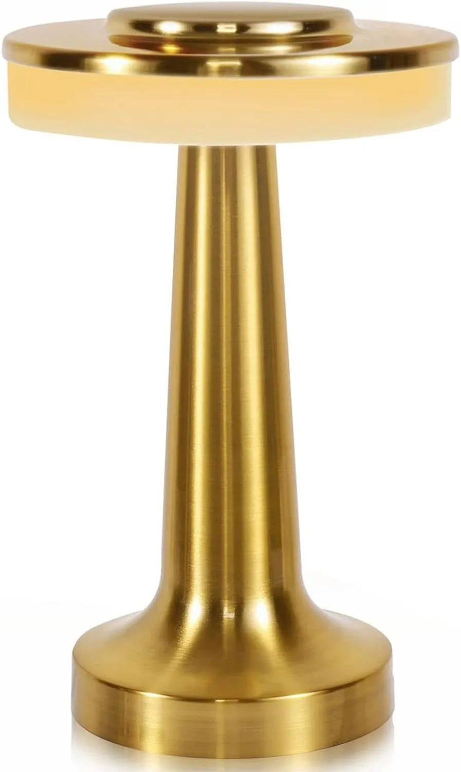 Portable Metal LED Touch Lamp – Dimmable & Rechargeable