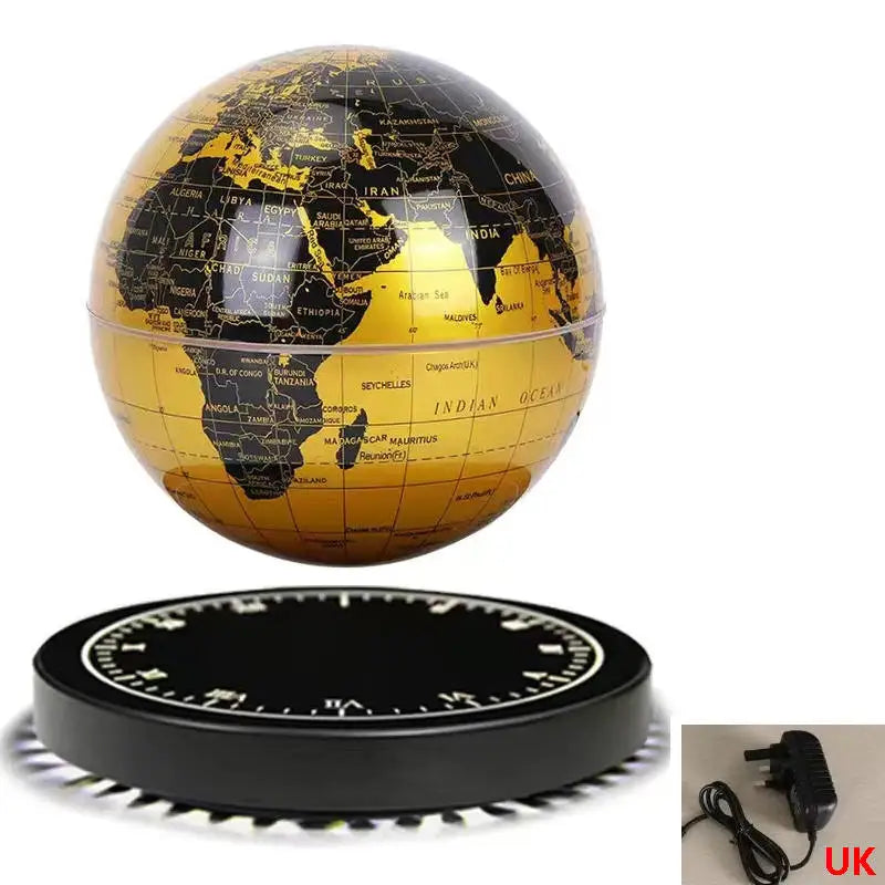 Levitating LED Globe Lamp – Floating, Rotating, Galactic Design