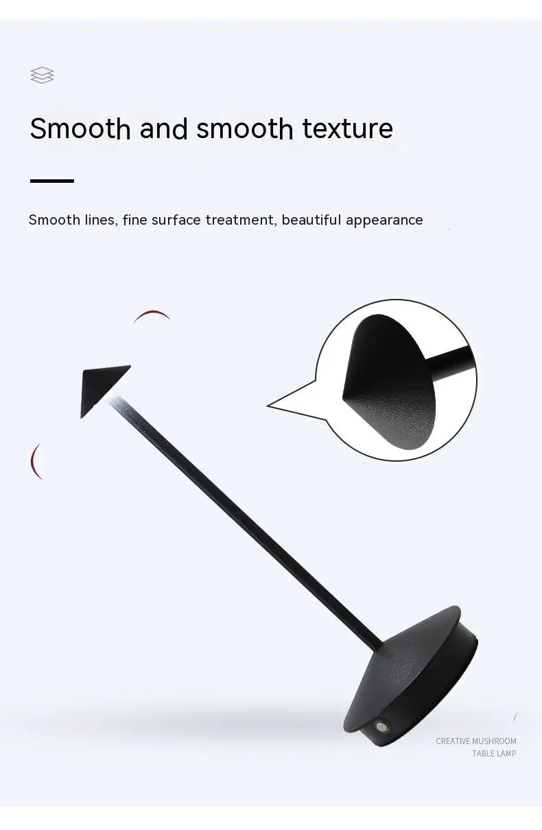 Type-C Rechargeable LED Table Lamp – Touch Control, Bar & Dining