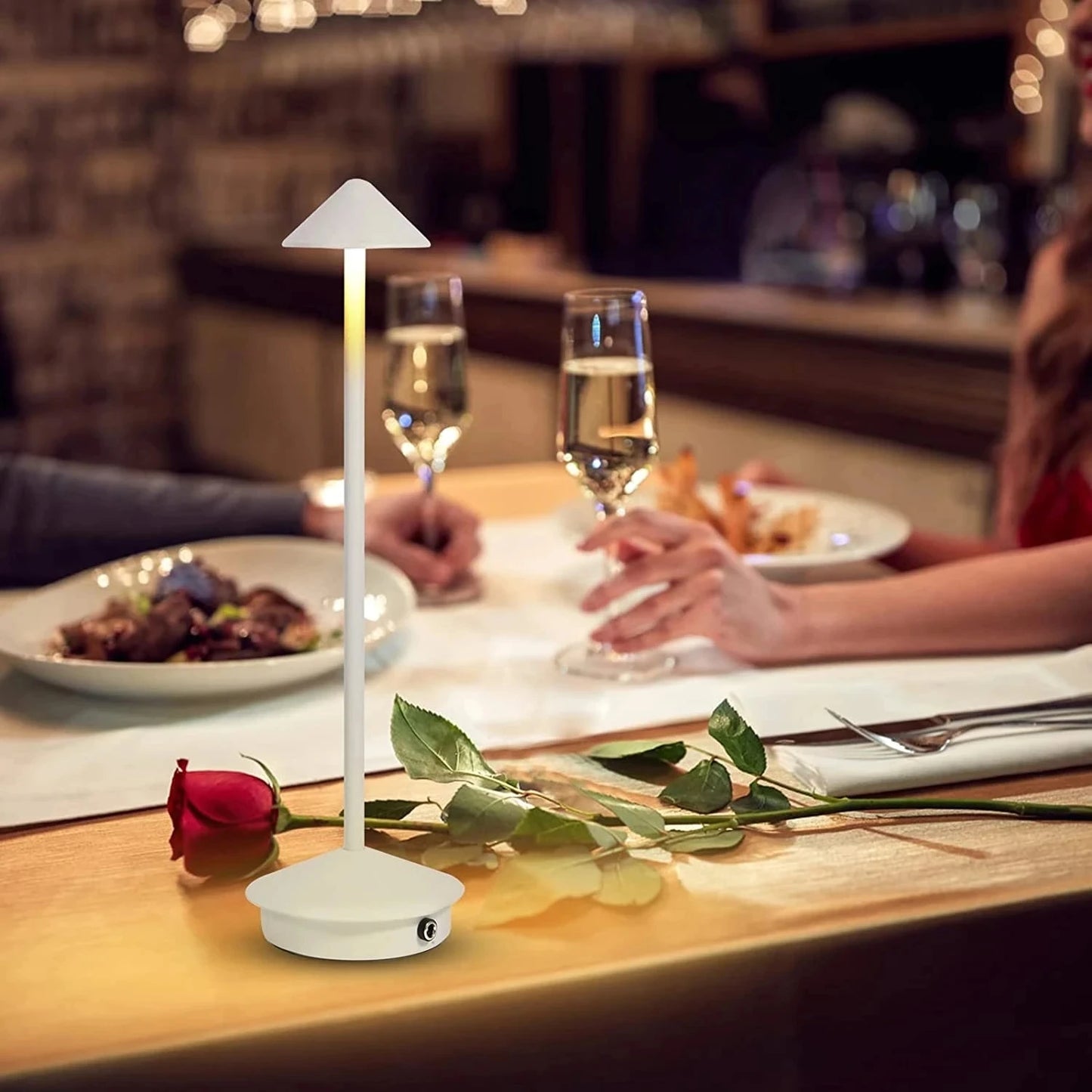 Type-C Rechargeable LED Table Lamp – Touch Control, Bar & Dining