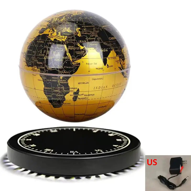 Levitating LED Globe Lamp – Floating, Rotating, Galactic Design