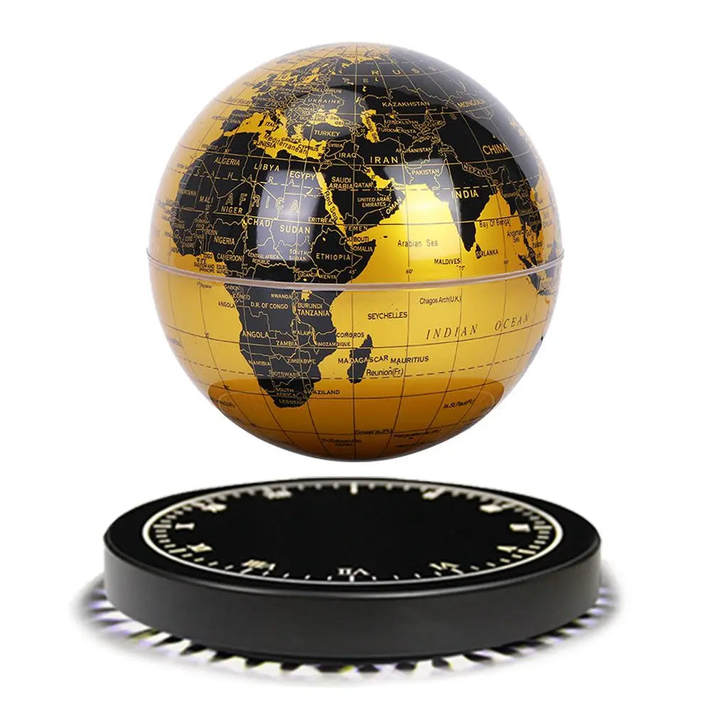 Levitating LED Globe Lamp – Floating, Rotating, Galactic Design