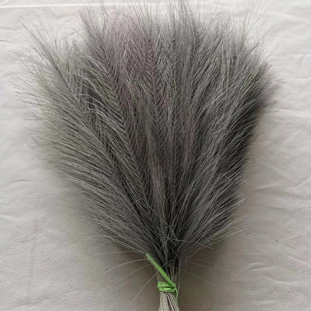 Fluffy Pampas Grass – Boho Artificial Decor, 42cm Artificial Plant