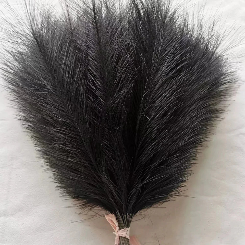 Fluffy Pampas Grass – Boho Artificial Decor, 42cm Artificial Plant
