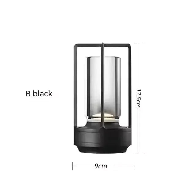 USB Rechargeable Aluminum Lamp – Dimmable, Touch Control