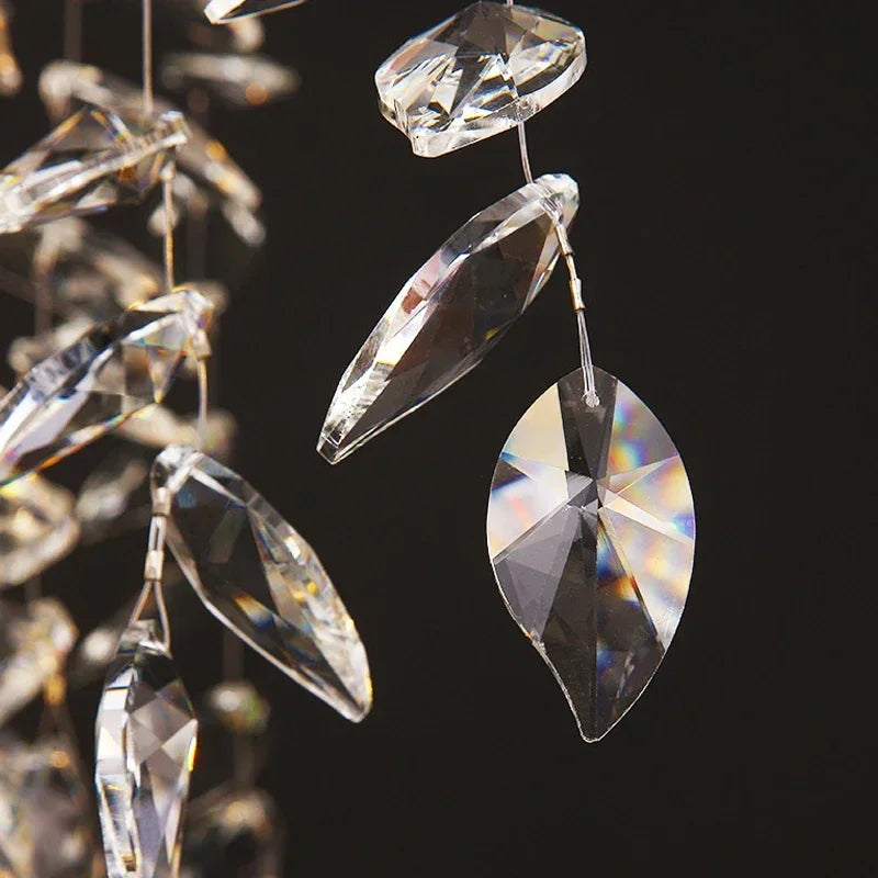 Luxury Crystal Branch Chandelier – Modern LED Ceiling Light for Living & Dining