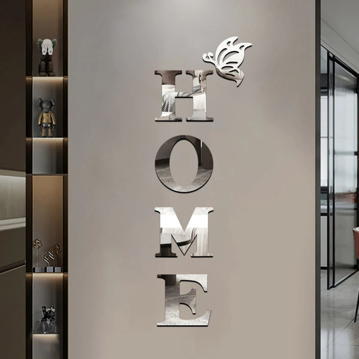 3D HOME Mirror Wall Sticker - BOAA Homes