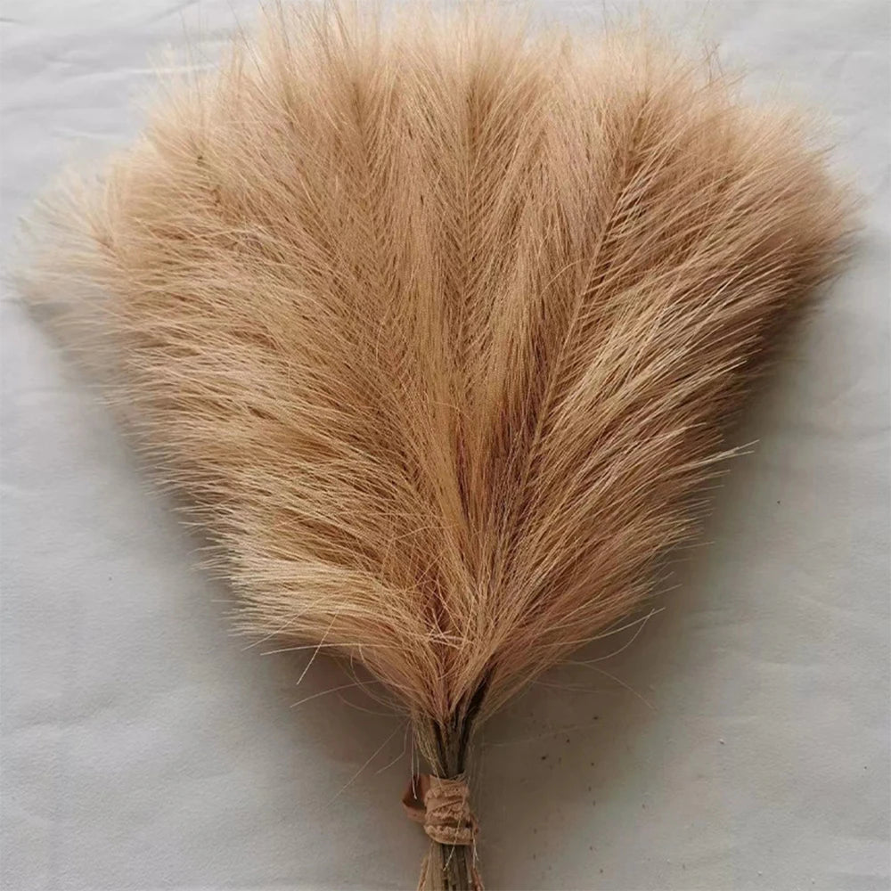 Fluffy Pampas Grass – Boho Artificial Decor, 42cm Artificial Plant