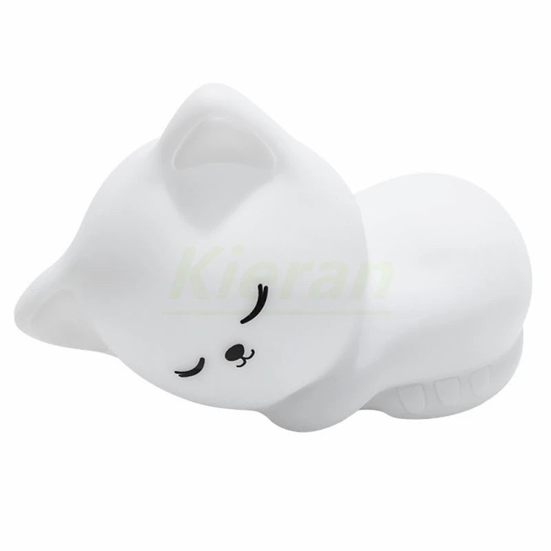 Soft Silicone Cat LED Night Light - BOAA Homes