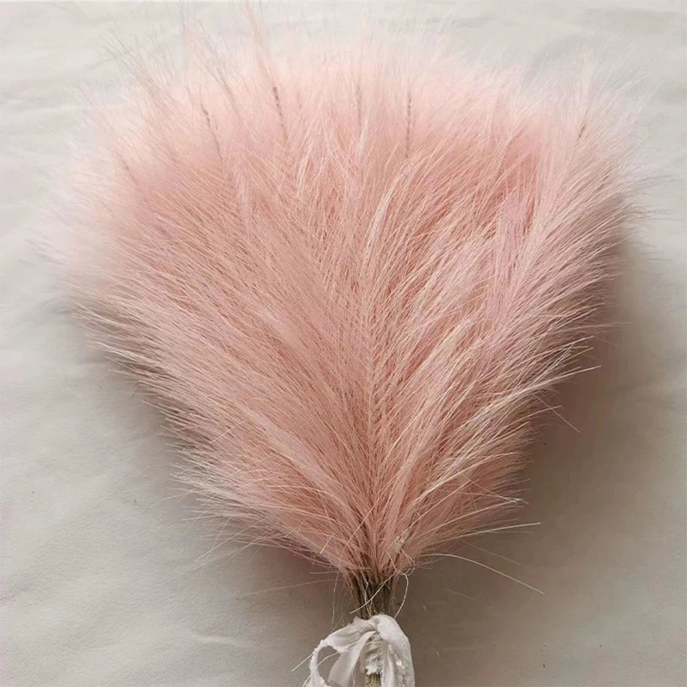 Fluffy Pampas Grass – Boho Artificial Decor, 42cm Artificial Plant