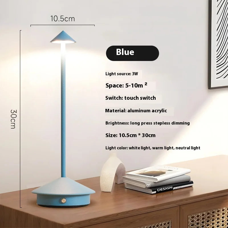 Type-C Rechargeable LED Table Lamp – Touch Control, Bar & Dining