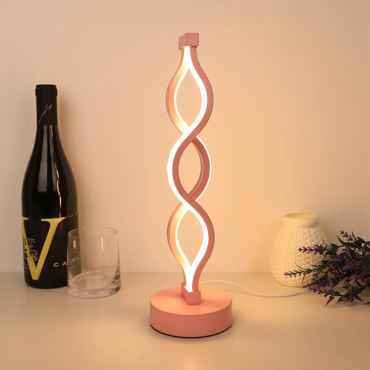 Creative Seaweed LED Table Lamp – Adjustable Color & Brightness