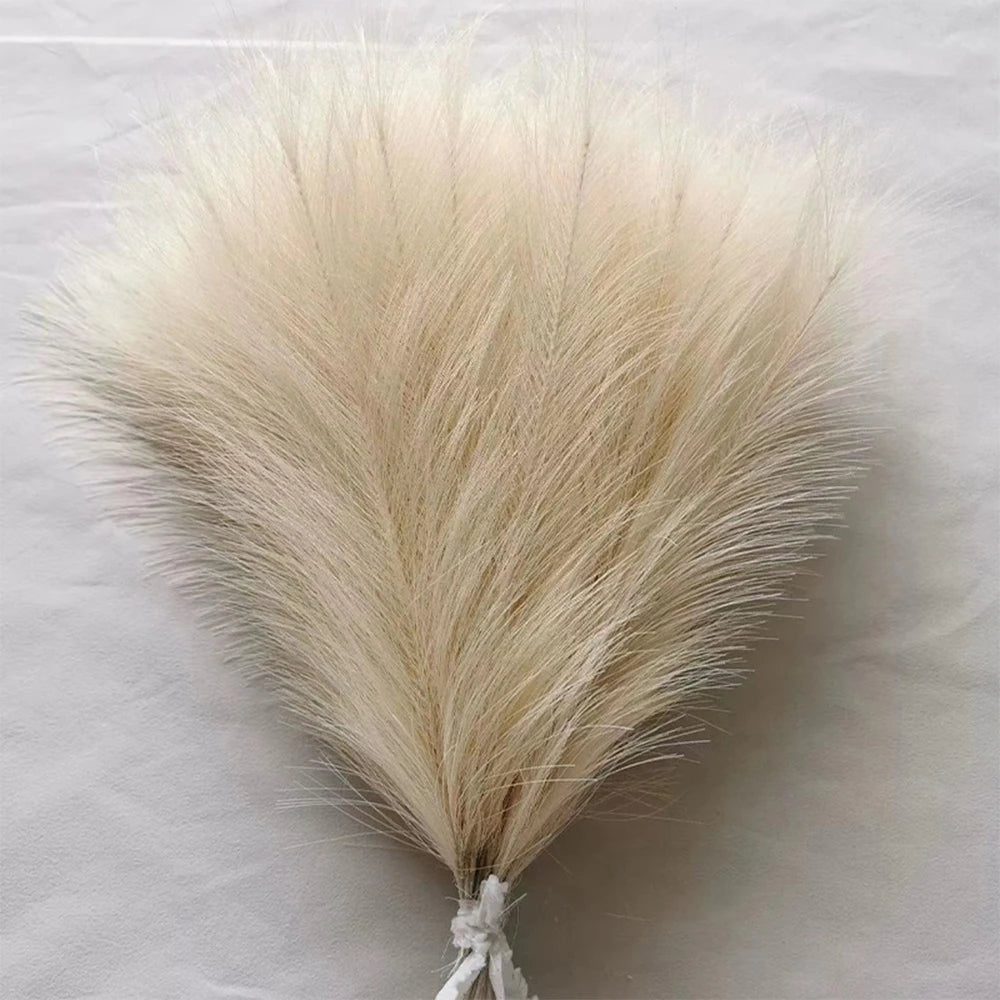 Fluffy Pampas Grass – Boho Artificial Decor, 42cm Artificial Plant