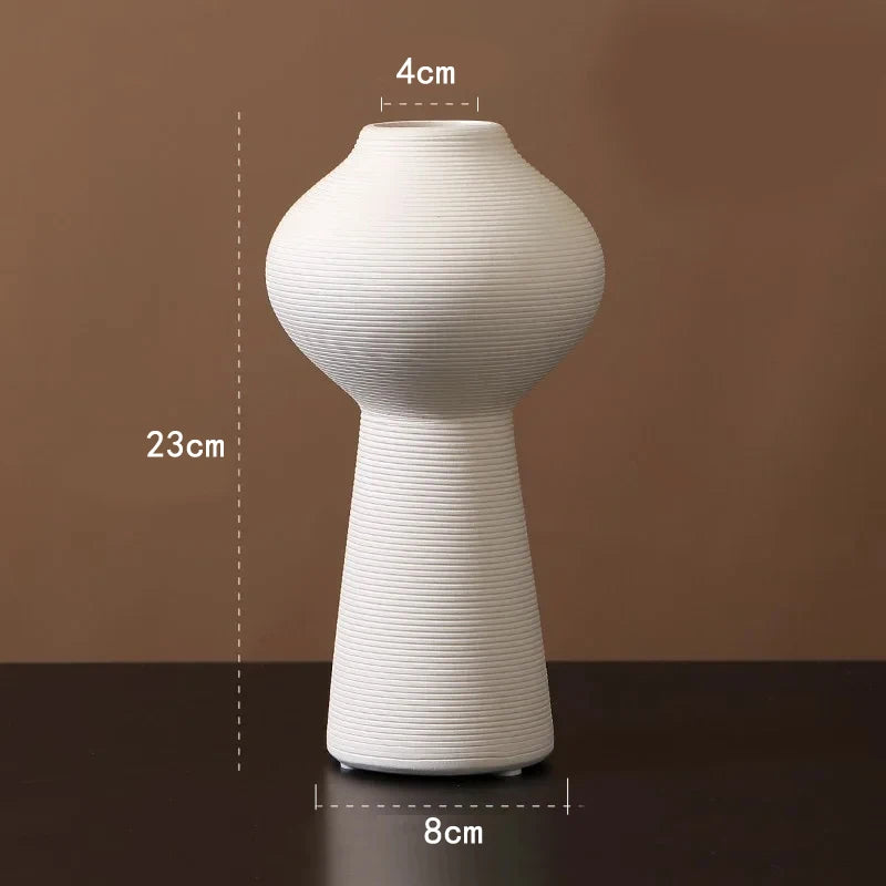 Minimalist Handmade Zen Ceramic Vase - BOAA Homes