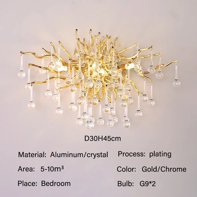 Luxury Crystal Chandelier – LED Pendant Light for Living & Dining Room