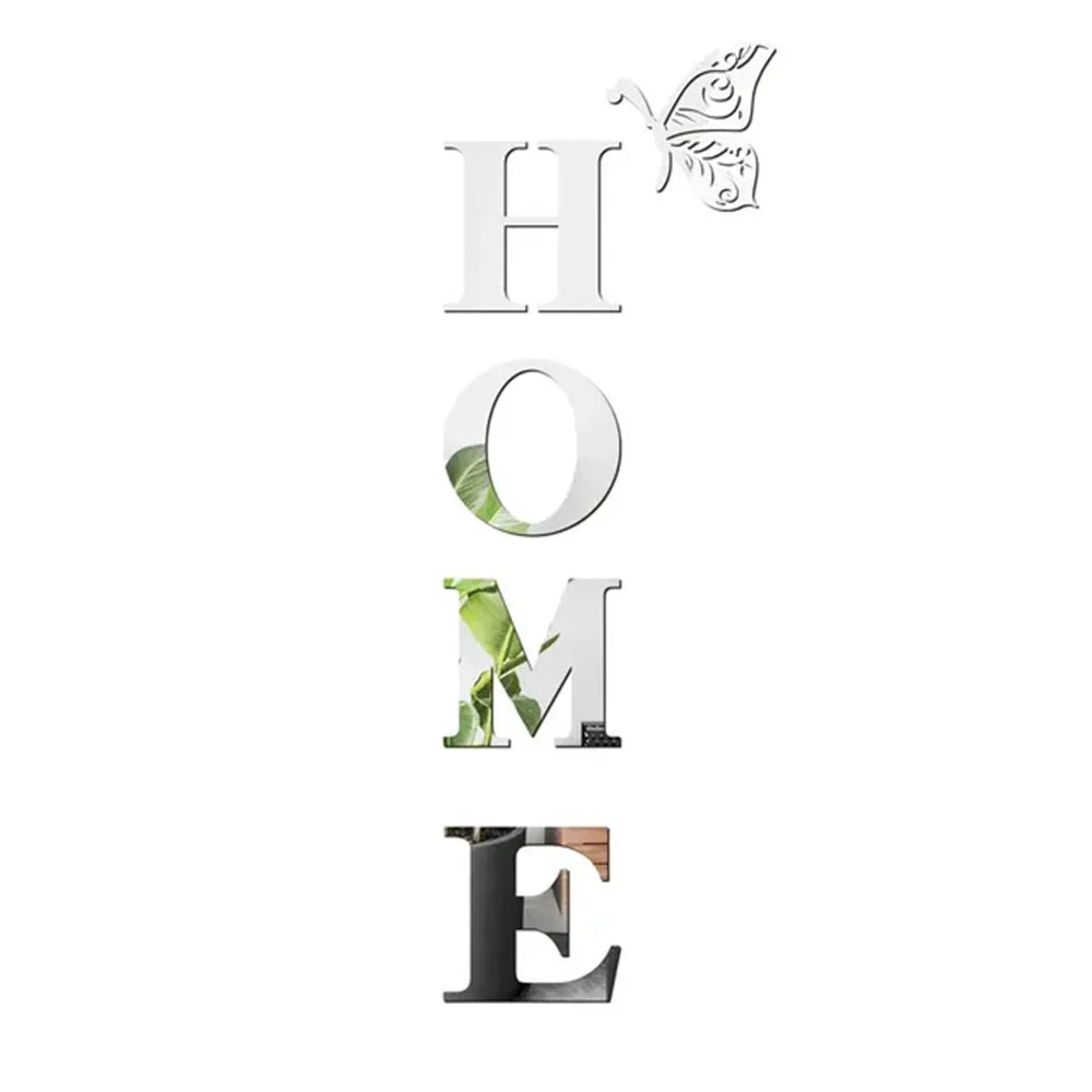 3D HOME Mirror Wall Sticker - BOAA Homes