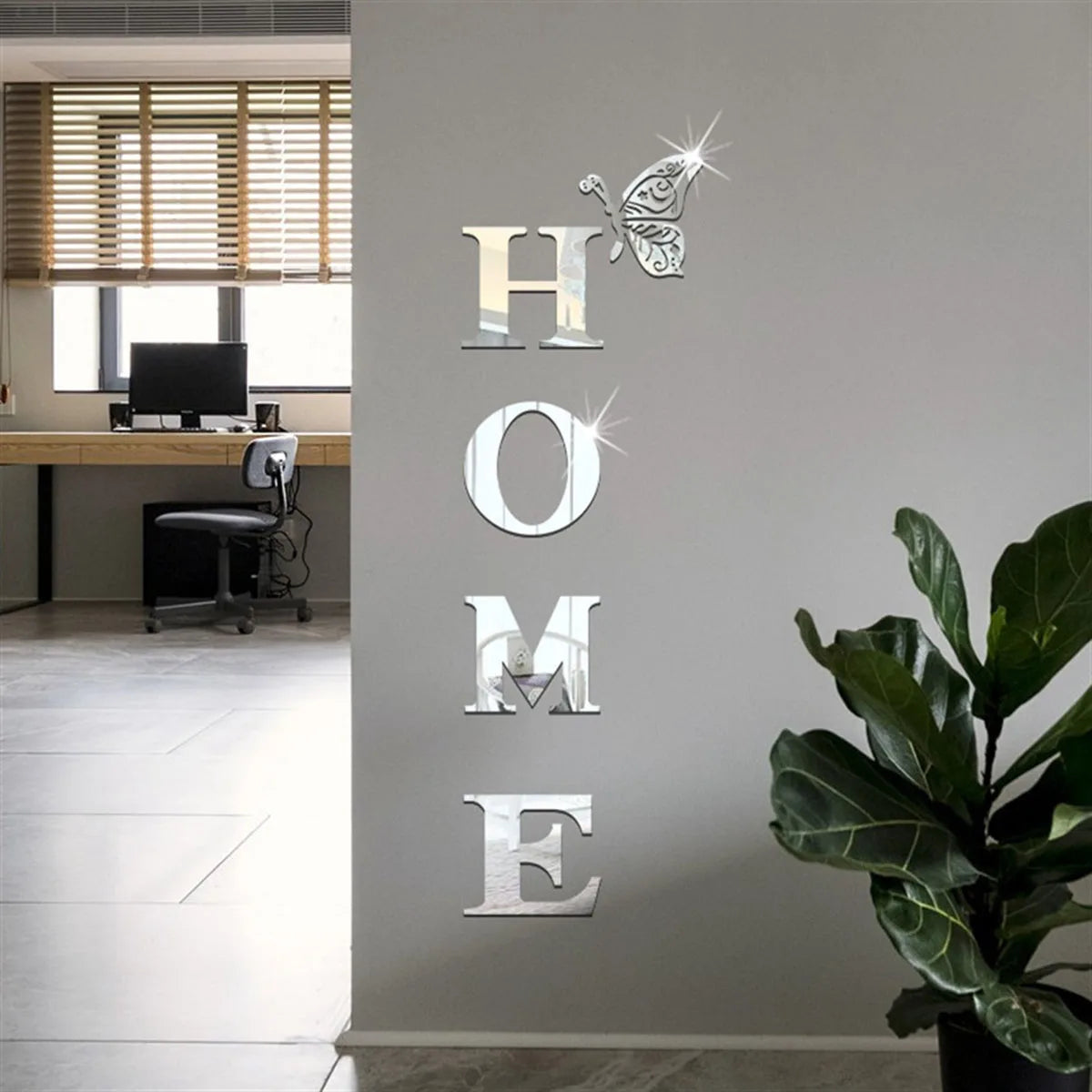 3D HOME Mirror Wall Sticker - BOAA Homes