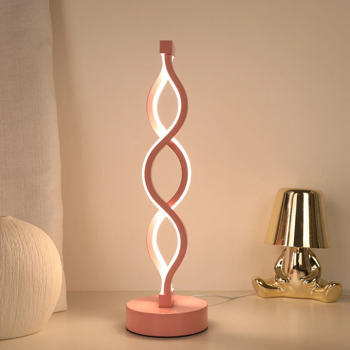 Creative Seaweed LED Table Lamp – Adjustable Color & Brightness
