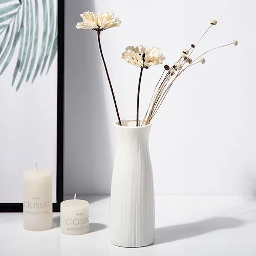 Nordic Plastic Vase for Flowers - BOAA Homes