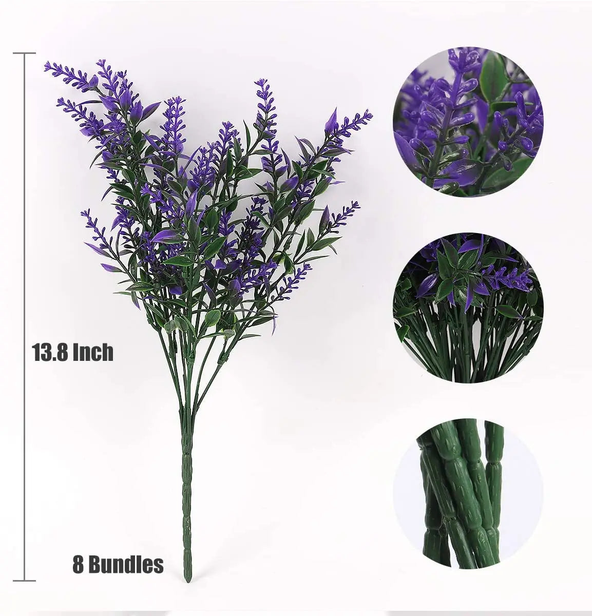 5PCS UV Resistant Artificial Flowers - BOAA Homes