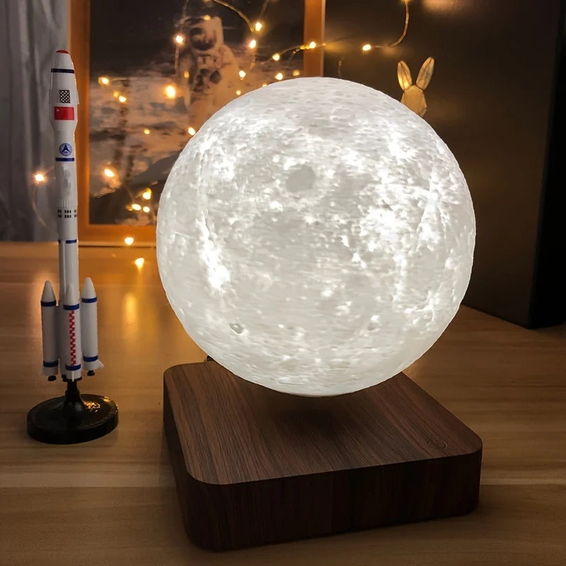 Levitating Moon Magnetic Night Light - BOAA Homes