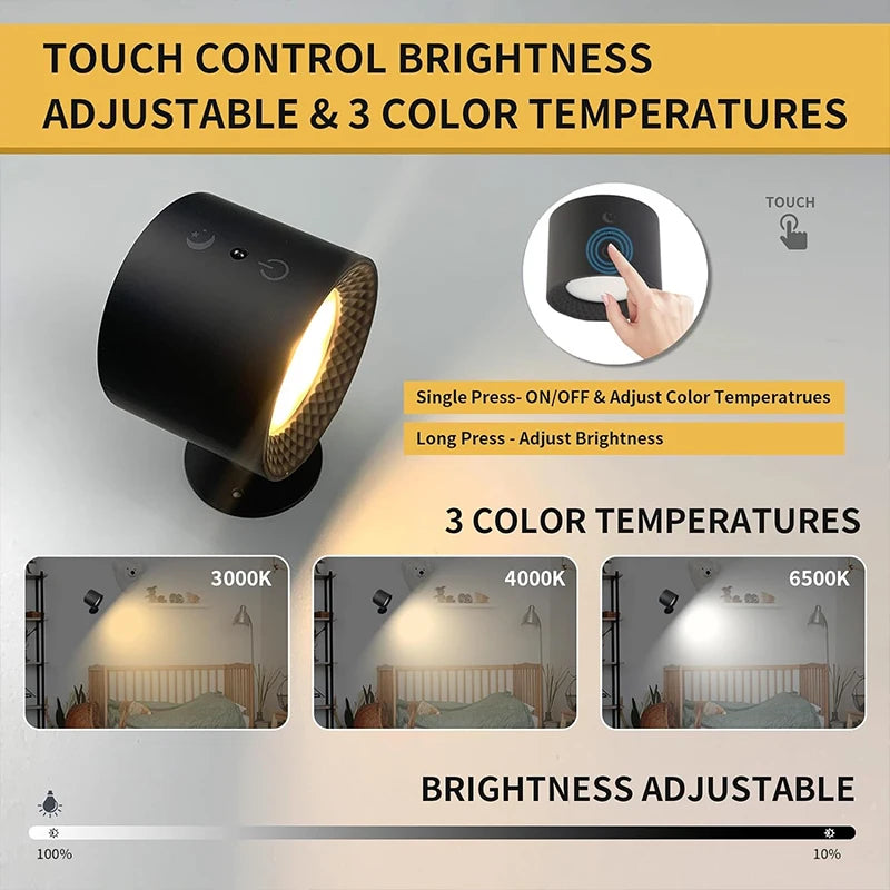 LED Double Head Wall Lamp - BOAA Homes