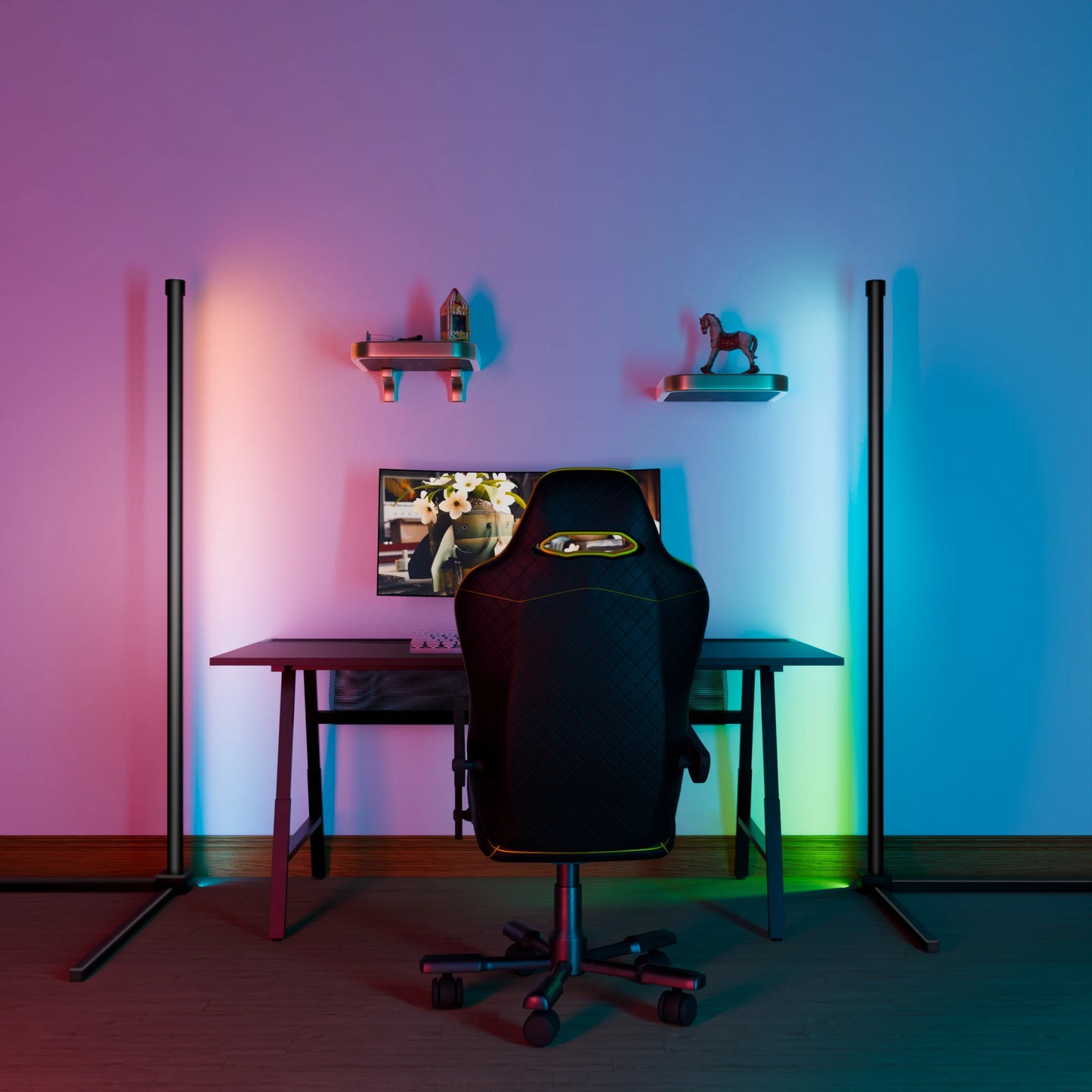 Smart RGB Color Changing Floor Lamp - BOAA Homes