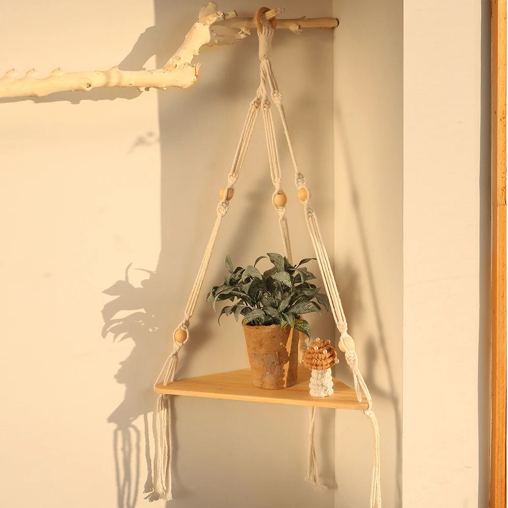 Floating Triangle Wall Shelf - BOAA Homes