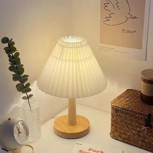 Nordic Pleated Table Lamp - BOAA Homes