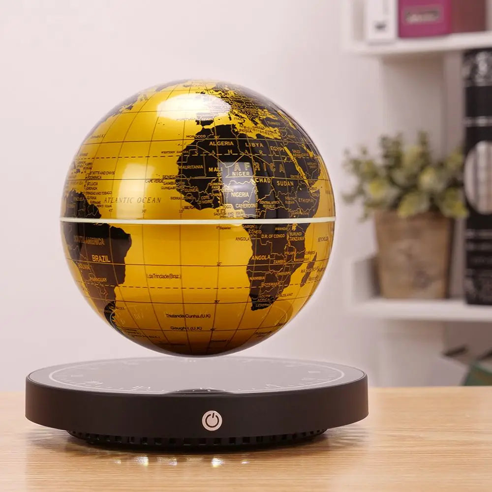 Levitating Lamp Magnetic Levitation Globe LED Earth Floating Rotating Globe Bedside Novelty Christmas Gifts  Galactic starry sky