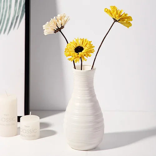 Nordic Plastic Vase for Flowers - BOAA Homes