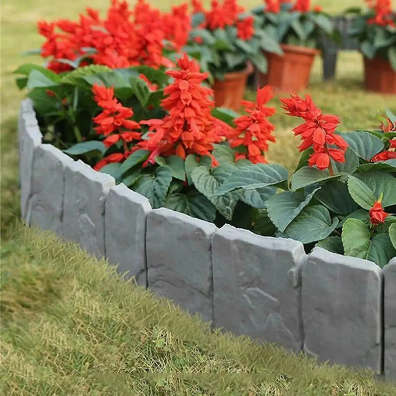 Imitation Stone Garden Fence Border - BOAA Homes