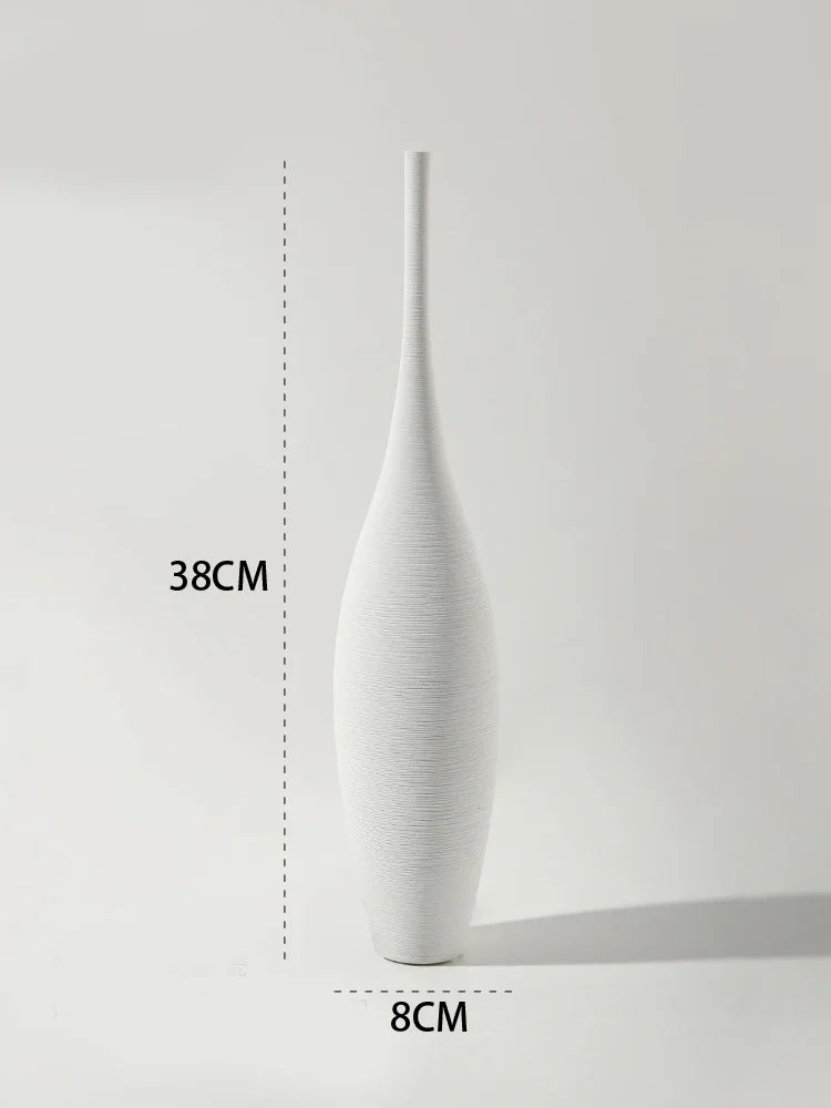 Minimalist Handmade Zen Ceramic Vase - BOAA Homes