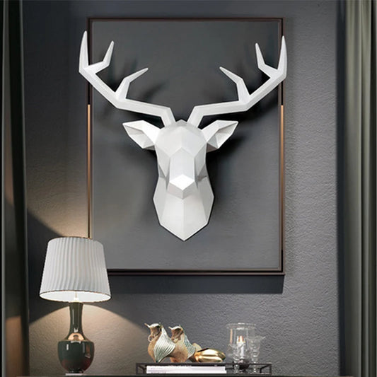 Deer Head Wall Sculpture - BOAA Homes