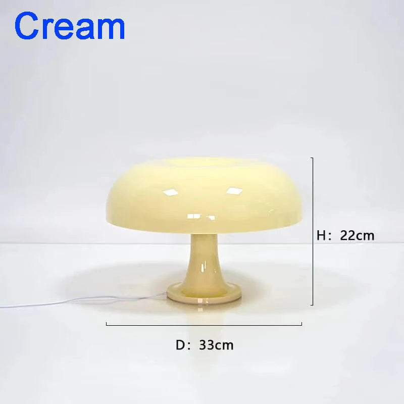 Mushroom Table Lamp with LED Bulbs - BOAA Homes