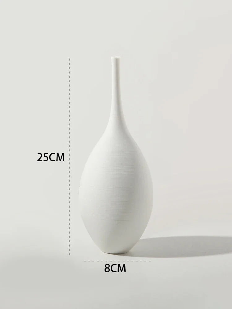 Minimalist Handmade Zen Ceramic Vase - BOAA Homes