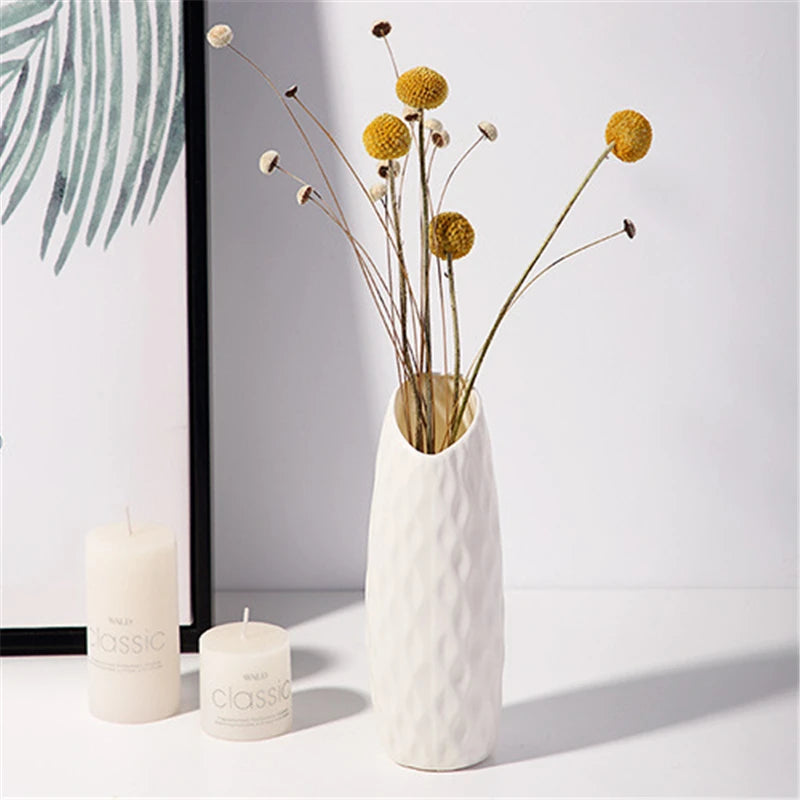 Nordic Plastic Vase for Flowers - BOAA Homes