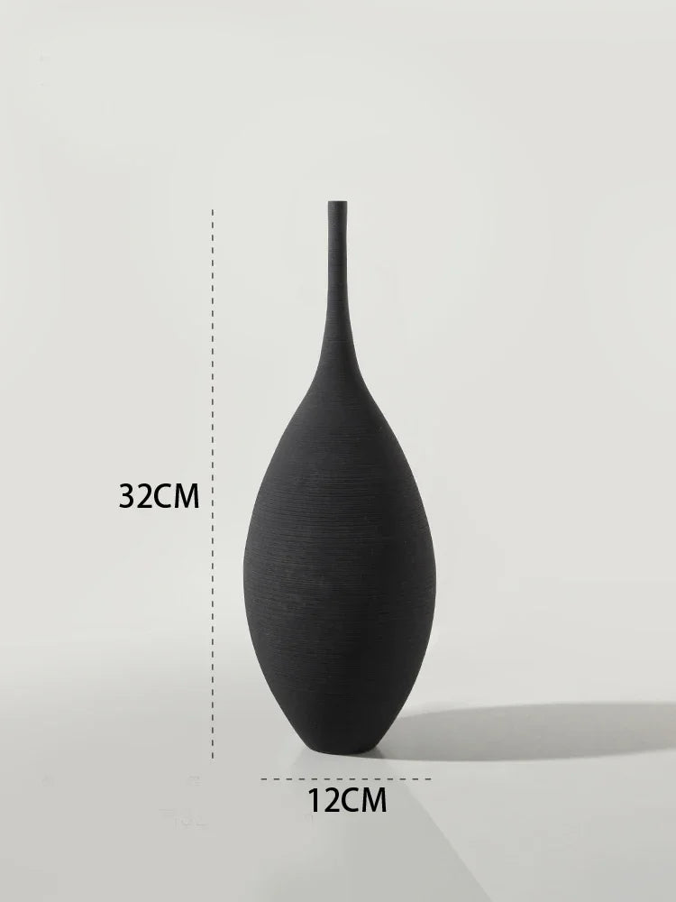 Minimalist Handmade Zen Ceramic Vase - BOAA Homes