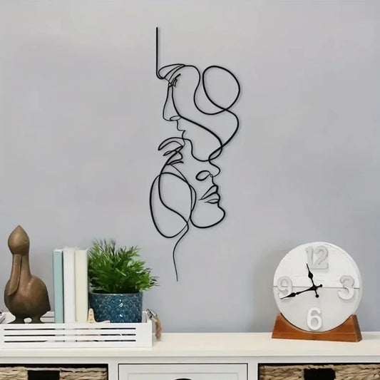 Minimalist Facial Line Wall Art - BOAA Homes