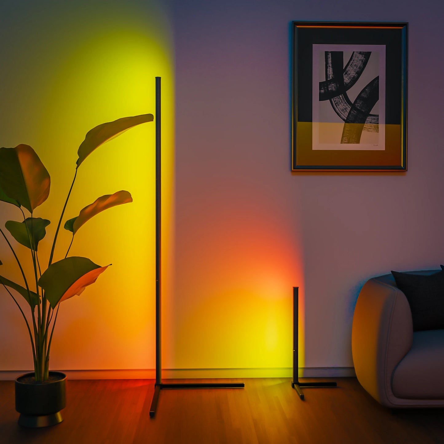 Smart RGB Color Changing Floor Lamp - BOAA Homes