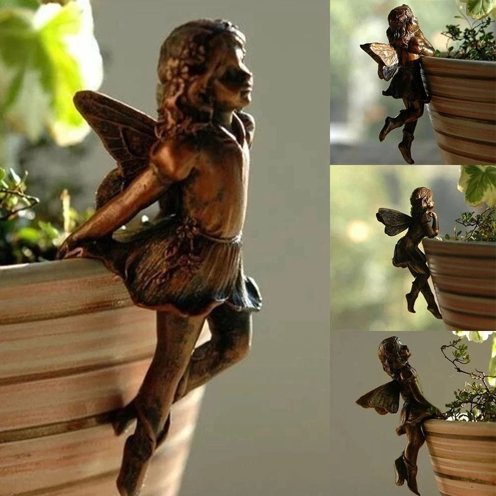 Angel Girl Resin Garden Decoration - BOAA Homes