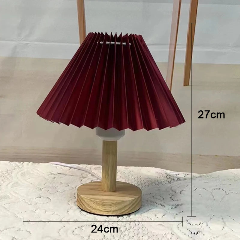 Nordic Pleated Table Lamp - BOAA Homes