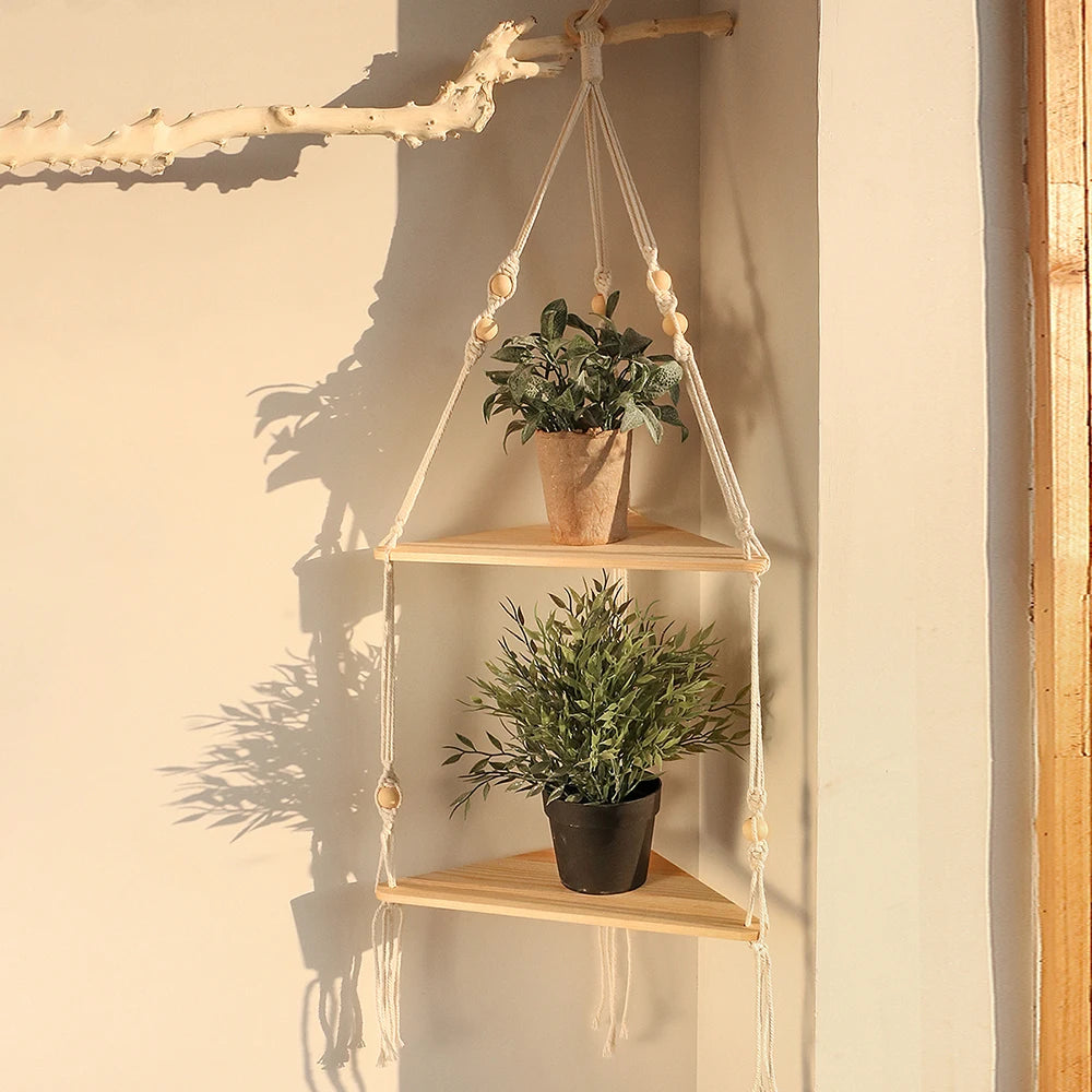 Floating Triangle Wall Shelf - BOAA Homes