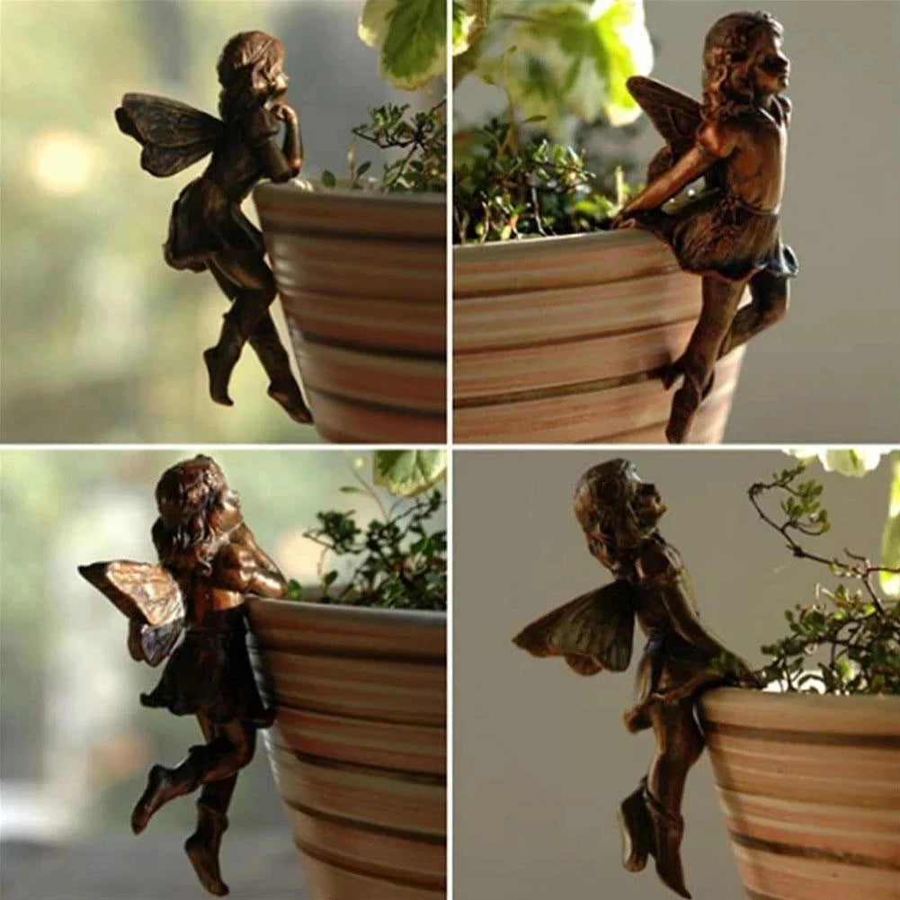 Angel Girl Resin Garden Decoration - BOAA Homes